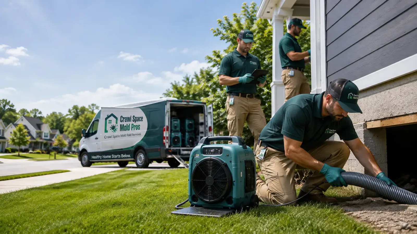 Crawl Space Mold Removal in Sarahsville, OH